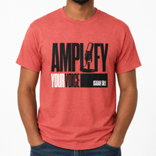 Load image into Gallery viewer, T-Shirt: Amplify Your Voice / Red